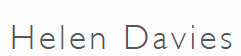 Helen Davies MSc Psychotherapy